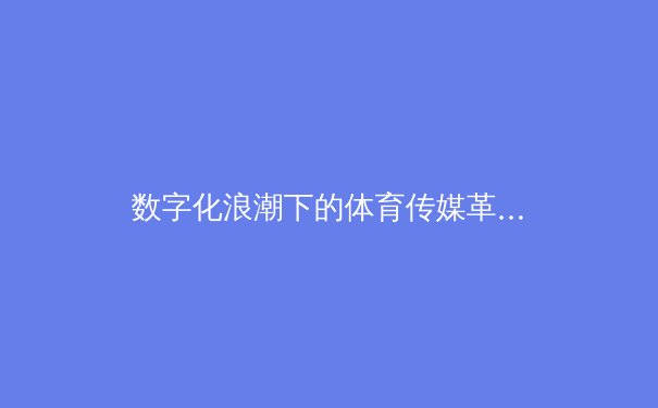 数字化浪潮下的体育传媒革命：内容消费如何重塑全球体育产业格局 - 3