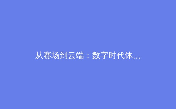 从赛场到云端：数字时代体育新闻的深度变革与价值重塑 - 4